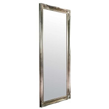 MirrorOutlet Full Length Leaner Ornate Tall Floor standing Shabby Chic Silver wall Mirror: 167 x 76cm