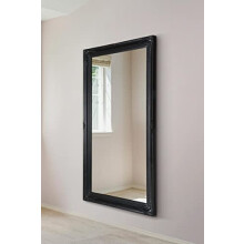 4Ft6 X 2Ft6 126cm X 76cm Large Black Antique Ornate Big Wall Mirror