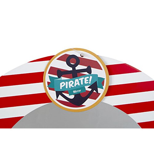 Premier Premier Housewares Pirate Mirror, Red 2