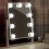 At Home Comforts Hollywood Mirror, 9 LED Bulbs Dressing Table Vanity, Adjustable Tilt, White, Small 2