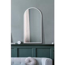 Large New Rustic Black Multi Panelled Arched Window Garden Outdoor Mirror5ft3 x 3ft / 160cm x 91cm
