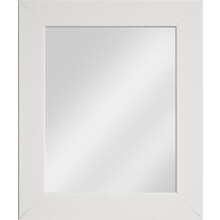 Frame Company Watson Range Framed Mirror, White, 24x20-Inches