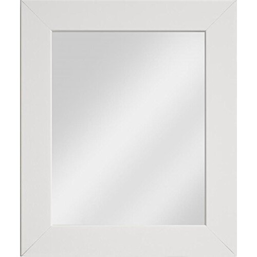 Frame Company Watson Range Framed Mirror, White, 24x20-Inches