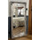 Large silver decorative ornate wall mirror 5ft5 X 2ft7(168cm x 61cm) 3