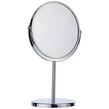Thrink Round Table Mirror | Simplistic And Versatile Design | Convenient Double Sided Magnifying Mirror | Easy To Clean | Ideal For Shaving Or When