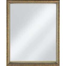 Frame Company Grantham Brass Ornate Wooden Mirror 24x20 inch
