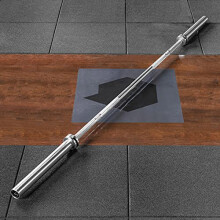 METIS 15kg 6ft Olympic Barbell - Bar with Optional Pair of Olympic Weight Plates | Strength Training Equipment | 15kg Olympic Barbell with Plate