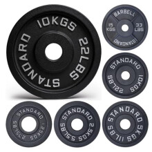 NORTHERN Olympic 2” Cast Iron Weight Plates Disc Pair, Strength Training, Cross Fitness, Deadlifts, Weightlifting, Bodybuilding Iron Plates for Home