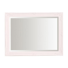 Select Mirrors Rennes Vintage Wall Mirror - Shabby Chic Baroque, Antique, French Design - Solid Wood Frame (White Matt, 60cm x 80cm)