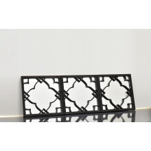 DEENZ 25x25cm Set Of 3 Moroccan Tile Mirrors Moroccan Wall Art Hanging Mirror Square For Hanging And Wall Decor Small Home Accessories Gifts (Black)
