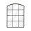 Select Mirrors Rockford Arched Window Wall Mirror - 56cm x 76cm (Black) 1