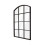 Select Mirrors Rockford Arched Window Wall Mirror - 56cm x 76cm (Black) 2