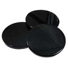 CrystalAge Black Obsidian Scrying Mirror - Large