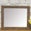 Vintage Dark Wooden Frame Rectangular Home Fireplace Wall Mounted Mirror Large 2