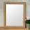 Darthome Vintage Veneer Natural Wood Frame Rectangular Home Fireplace Wall Mounted Mirror Large 1
