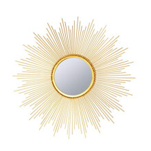 Harrow Decor Big Sunburst Mirror WM007B-G, Size 75cm in Gold Finish