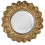 MAISONICA Gold Sunburst Wall Mirror - Distressed Gold 18cm Wall Feature 1