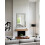 DEENZ Large 90 X 60cm Rectangle Shape Black Beaded Border Frame Wall Mirror With Hanging Hooks 1