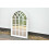 DEENZ White Rustic Soho Window Style Mirror Elegant Vintage Hallway Mirror 50.5X71X2.5Cm 1