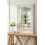 DEENZ White Rectangle Window Style Wall Mirror Durable Frame,Indoor/Outdoor 43X73Cm 1