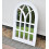 DEENZ White Rustic Window Soho Style Mirror Hallway Vanity Wall Elegant Vintage Style 76x51cm 1