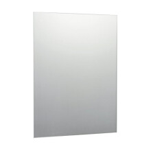 Waterstone Plain Frameless Bathroom Mirror with Wall Hanging Brackets (50 x 70cm Rectangle)