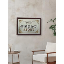 Laurie's Pub and Bar Accessories | Guinness Irish Stout St James's Gate Large Mirror