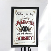 Laurie's Pub and Bar Accessories | JD There's Nothing Like Classic Style Large Mirror