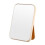 Naapesi Portable Folding Mirror, Super HD Desktop Vanity Mirror Rectangular Makeup Mirror, Compact Foldable Travel Mirror, Hand Free/Handheld/Tabletop 1