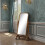 Full Length Cheval Mirror -Floor Standing - Solid Mahogany wood - Chestnut Color 1