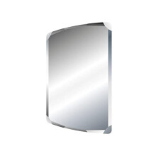 Go Bathrooms Melia Bathroom Mirror Frameless Bevelled Edge Rectangular Design Wall Mount Landscape Portrait 500mm x 700mm