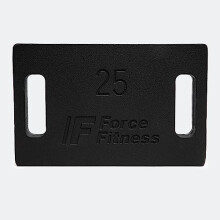 FORCE FITNESS Cast Iron Weight Plates for Rucking Backpack, Hiking, Cardio, Home Gym Equipment, Fitness Training Plates for Rucking, Strength Training
