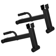 SPORTNOW 2Pcs Barbell Jack, Deadlift Jack with Non-Slip Handle and Plastic Padding, Easy Loading and Unloading 400kg Barbell Plates, for Home Gym,