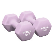 FORZA Neoprene Hex Dumbbells | Pair of Dumbbells with Non-Slip Grip – Ergonomic Design for Strength Training & Home Workouts – Available in