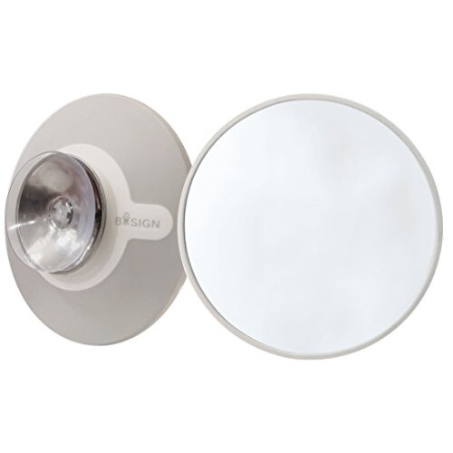 bosign Cosmetic Mirror 5x White/Grey Plastic 11.2 cm