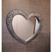 LARGE HEART SHAPE WALL MIRROR HOME DECOR LIVING ROOM WALL MIRROR HEART WALL MIRROR INDOOR OUTDOOR