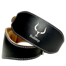 Bullstep - Leather Weight Lifting Belt | Weightlifting Belt for Men Women | Deadlift belt | Weight Training Belt | Powerlifting Belt for Bodybuilding,