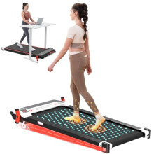CITYSPORTS Incline Walking Pad Foot Massage,Under Desk Treadmill,Remote Control LED Display,2 in 1 Walking Treadmill for Home/Office,120KG Capacity