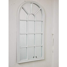 WINDOW STYLE WALL MIRROR SIMPLY STYLISH DECOR MIRROR WHITE WALL WINDOW MIRROR 69X 34CM