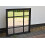 SQAURE SHAPE WINDOW STYLE WALL MIRROR SIMPLY STYLISH DECOR MIRROR BLACK WALL WINDOW MIRROR 61x61CM 5