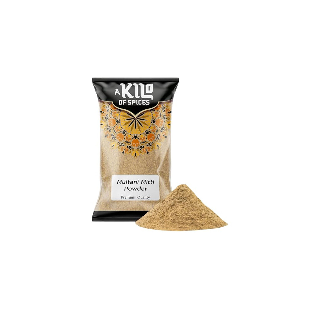 A Kilo Of Spices Multani Mitti Powder 10Kg, Fullers Earth, Cosmetic Clay