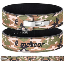 MUSCLE GYM Self-Locking Weight Lifting Belt for Men and Women | Sweat Absorbing Power Lifting Lever Pro Leather Gym Belt for Cross Fit, Power Lifting,