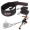 TAVIEW Sled Pulling Belt with Adjustable Closure, 2 Sled Pulling Straps & 4 Hooks – Ideal for Resistance Training, Strength, Agility, and 1