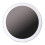 TATAY Round mirror, with glossy white plastic frame Diameter 56 cm 1