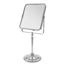 Kachhu Blue Canyon Square Pedestal Shaving Make Up Mirror Free Standing Bathroom Toilet