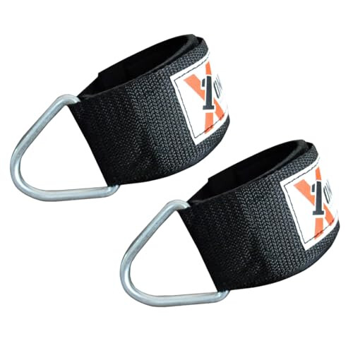 Single D-Ring Ankle Straps for Cable Machines – Adjustable Gym Cuffs for Glute Kickbacks, Leg Training & Strength Workouts