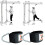 Single D-Ring Ankle Straps for Cable Machines – Adjustable Gym Cuffs for Glute Kickbacks, Leg Training & Strength Workouts 4