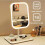 Baverta Makeup Vanity Mirror with Lights, LED Makeup Mirror with 3 Color Modes, Tabletop Vanity Lighted Mirror with Smart Touch Control, Light Up Make 5
