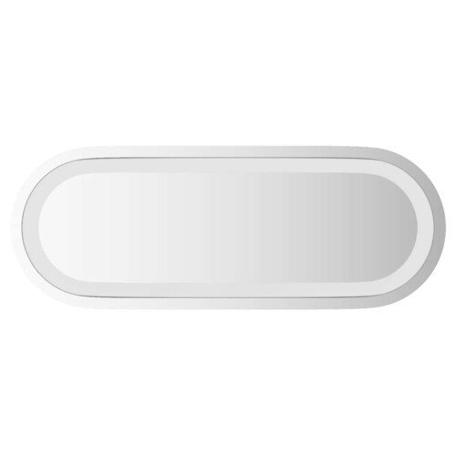 VidaXL vidaXL LED Bathroom Mirror Wall Mirror Wall Vanity Mirror with LED Light Oval