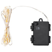 vidaXL LED String Lights Decorative String Fairy Light with 15 LEDs and Fan